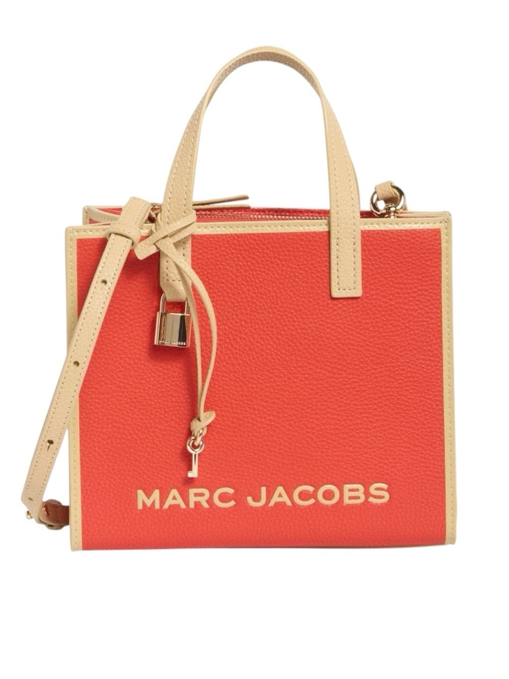 Marc Jacobs Bicolor Border Bold Grind Mini Grind Tote